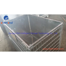 Heavy Duty Warehouse Storage Foldable Stackable Collapsible Metal Grid Metal Wire Mesh Cage